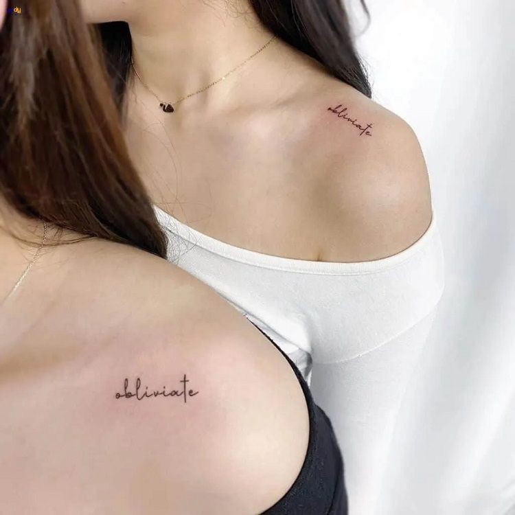 Hình xăm vai nữ ký hiệu đẹp nhất