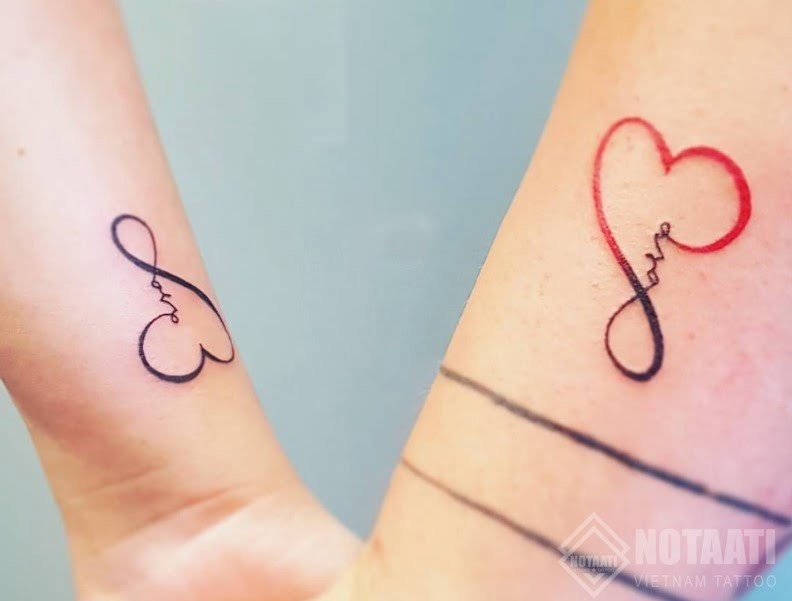 Hình xăm vô cực cho các cặp đôi