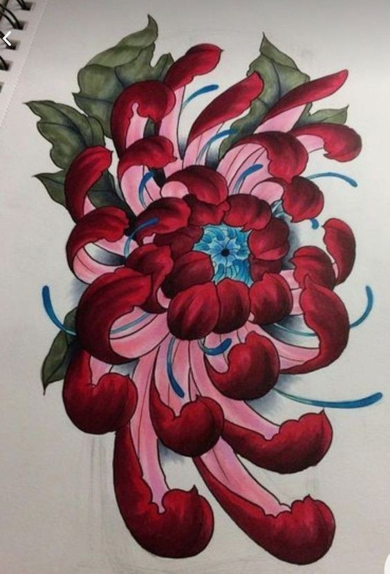 Một hình xăm hoa cúc đơn giản, tinh tế được thực hiện trên cánh tay