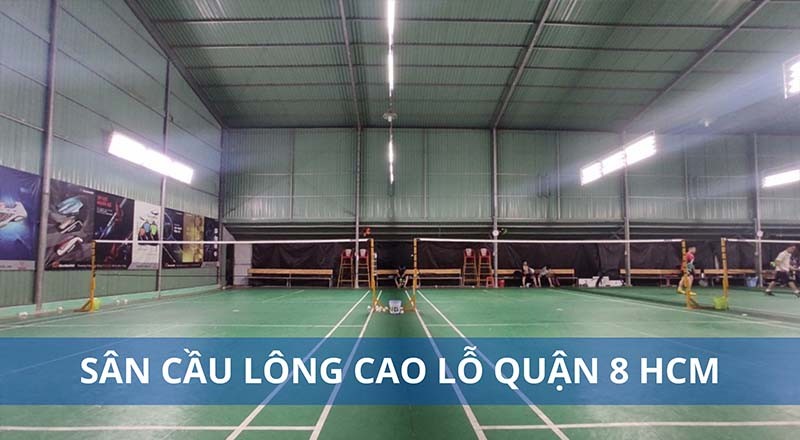 Sân cầu lông Cao Lỗ thu hút đông đảo lông thủ phong trào