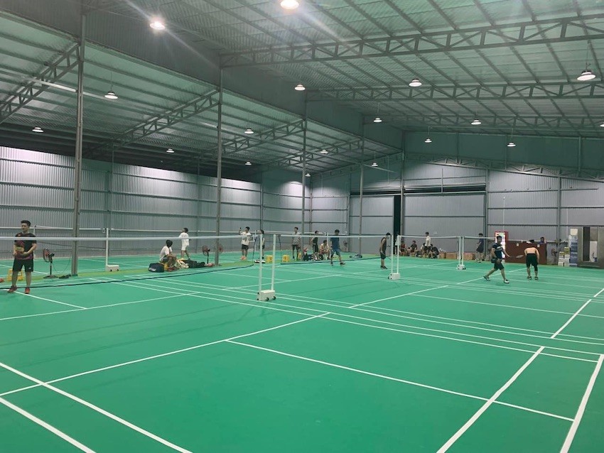 Sân cầu lông US Badminton trang bị hệ thống camera an ninh hiện đại phục vụ quá trình tập luyện và thi đấu