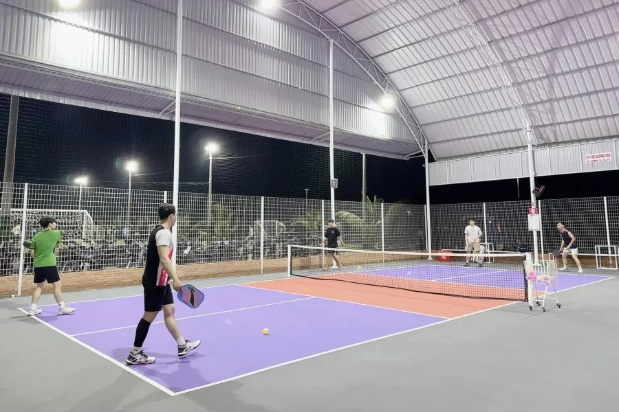 Cận cảnh một góc sân Pickleball Xuân Hòa