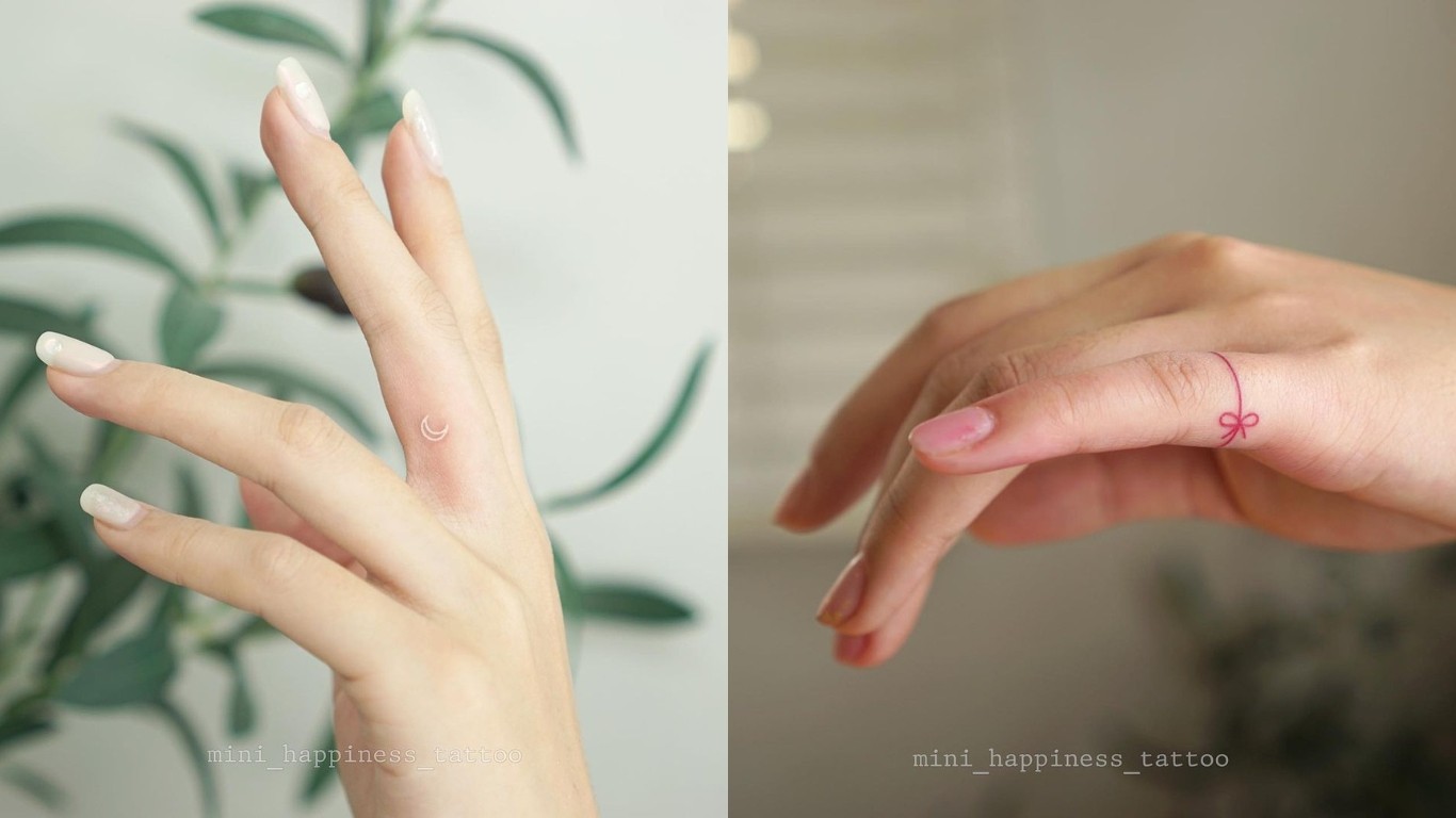 xam hinh ngon tay lua chon hinh xam 1