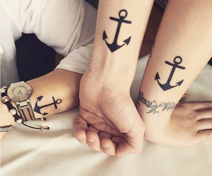 Hình xăm mỏ neo thích hợp với người mệnh Kim