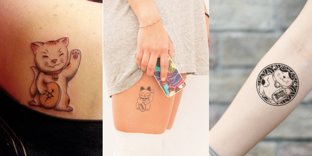 Mèo thần tài vẫy tay thu hút tài lộc