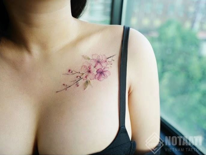 Ý nghĩa hình xăm hoa đào ít ai biết