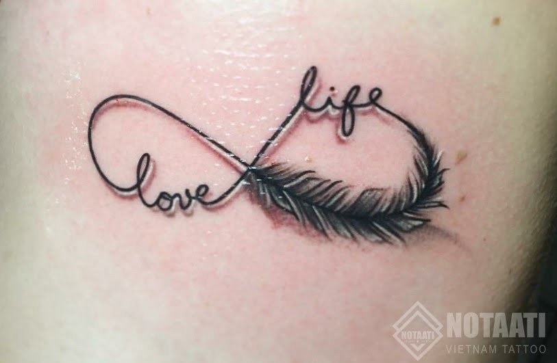 Ý nghĩa hình xăm lông vũ vô cực