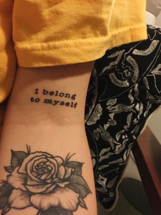 I belong to myself