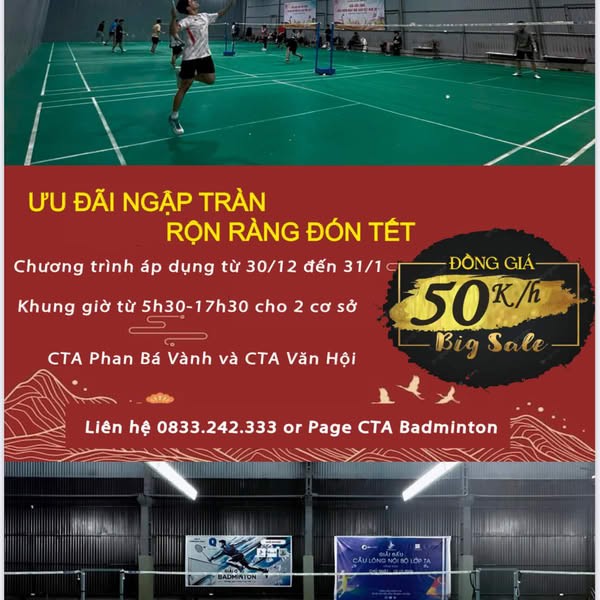 CTA thường triển khai mức giá cực ưu đãi nhân dịp Tết Nguyên Đán.