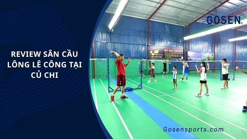Cảnh quan sân cầu lông Lê Công nhìn từ trên cao