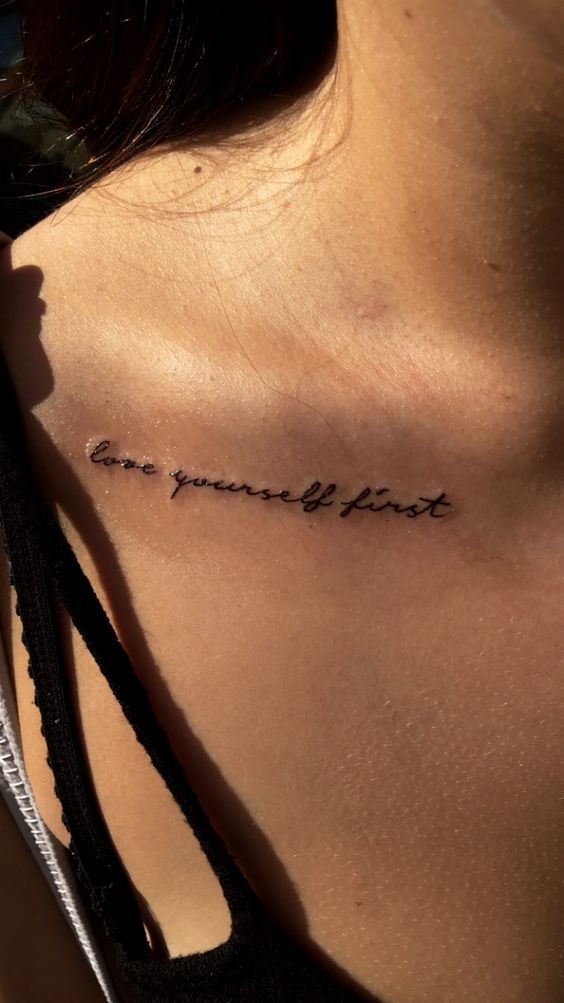 Love your self first