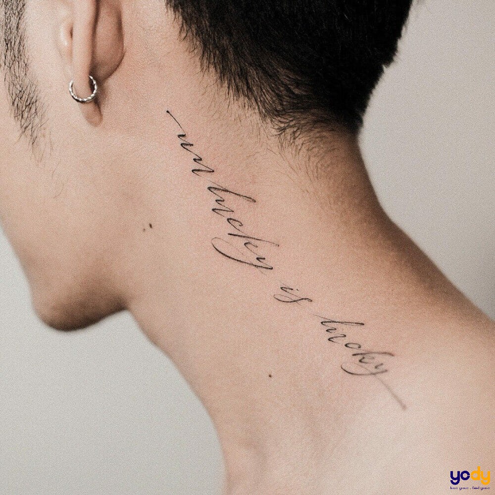 Hình xăm chữ tiếng nước ngoài