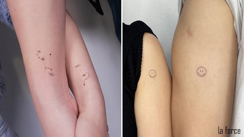 Hnh xăm đôi cho vợ chồng