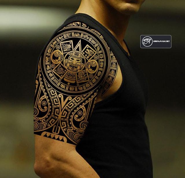 Hình xăm Maori trên cánh tay