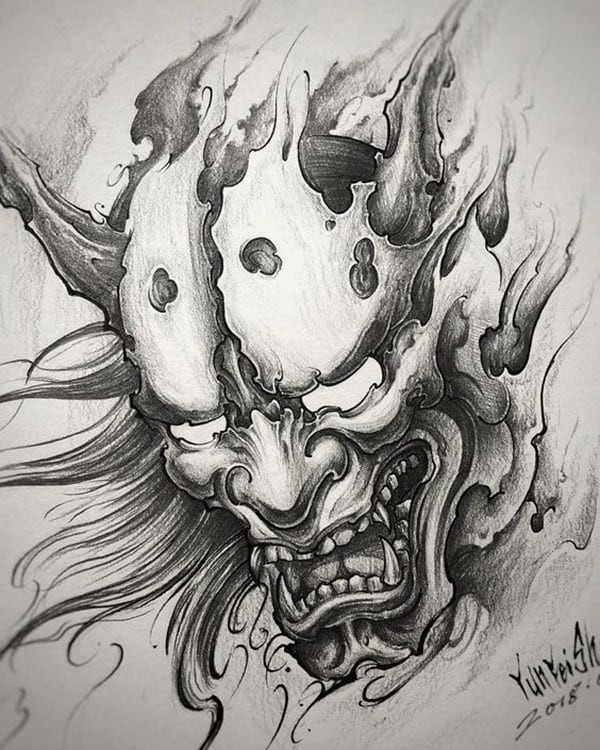 Hình xăm quỷ Oni