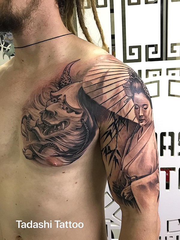 Hình xăm Oni Hannya phù hợp với mọi người
