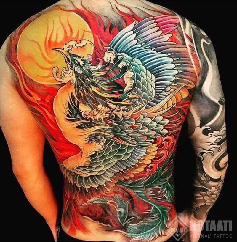 Hình xăm rồng và phượng