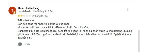 Phản hồi của anh Thiên sau khi trải nghiệm chơi cầu lông tại sân Huệ Thiên
