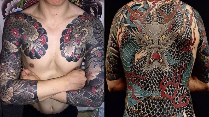 Mẫu xăm kín lưng đầy cá tính thể hiện phong cách