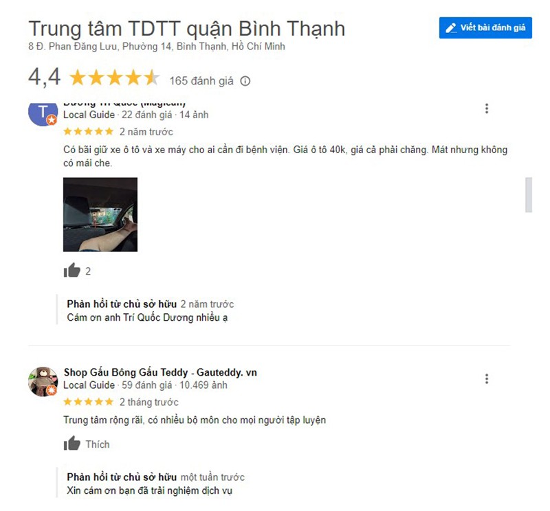 Phản hồi tích cực của người chơi về sân cầu lông Phan Đăng Lưu