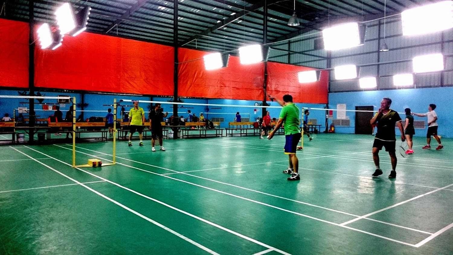 Không gian rộng rãi của Sân Cầu Lông Hải Châu