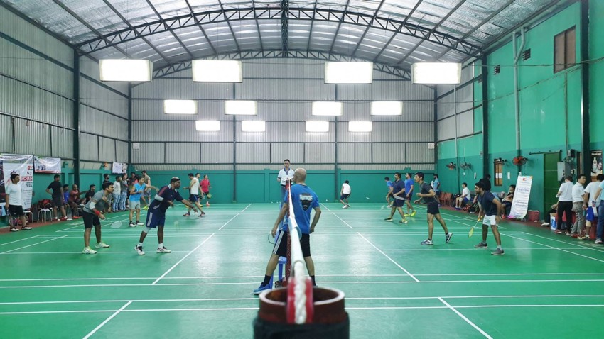 Sân cầu lông 291 thiết kế đúng tiêu chuẩn thi đấu