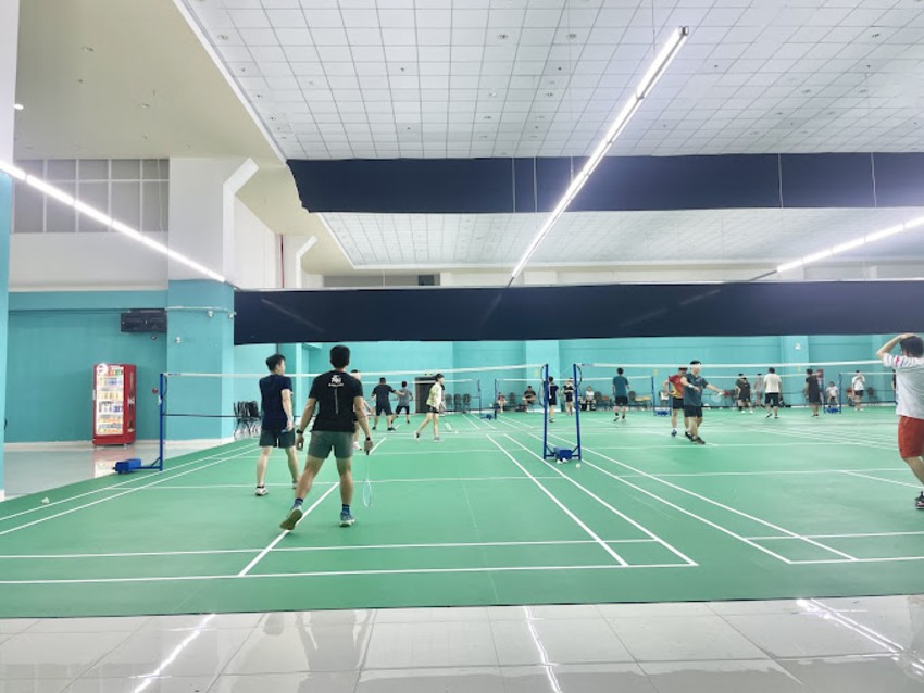 Sân cầu lông C30 có đến 11 sân