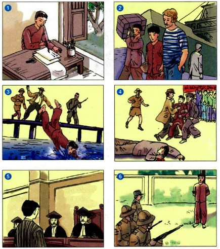 Lý Tự Trọng làm nhiệm vụ liên lạc.