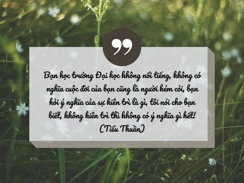 Kiên trì trong học tập