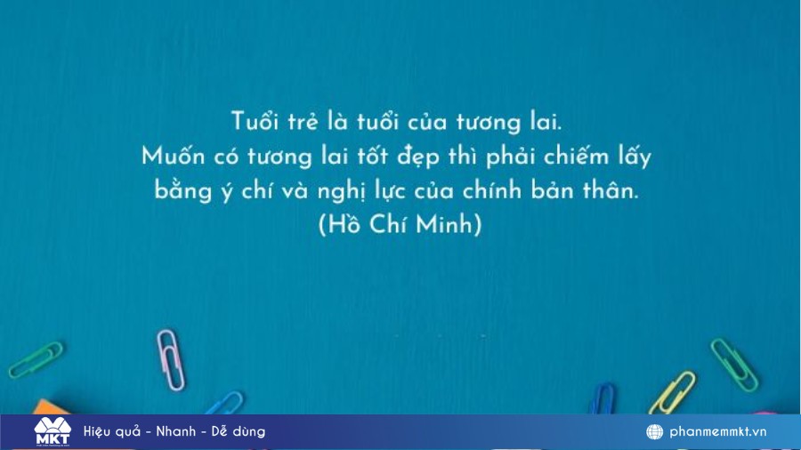 Những câu nói về tuổi trẻ tương lai đất nước