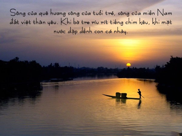 Hoàng hôn trên quê hương
