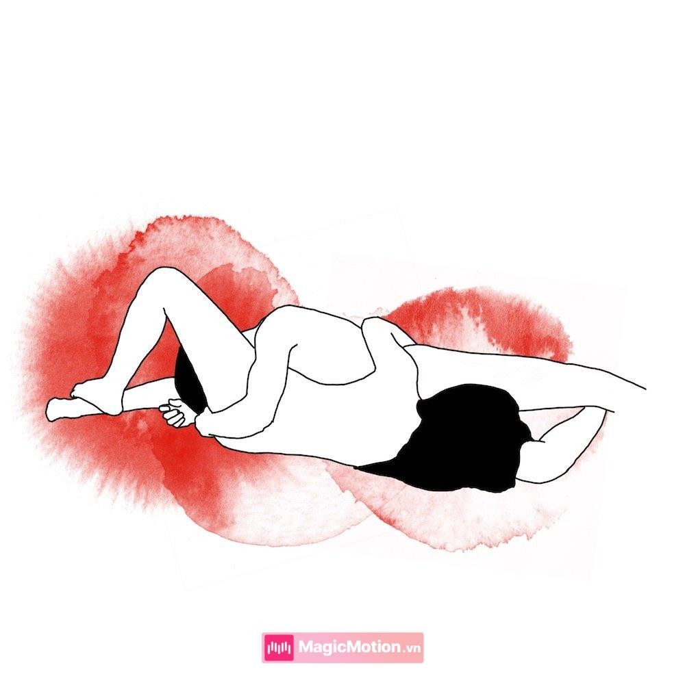 Tư thế BJ 69 nằm ngang