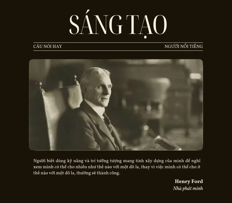 Một người đang suy tư với các biểu tượng sáng tạo xung quanh