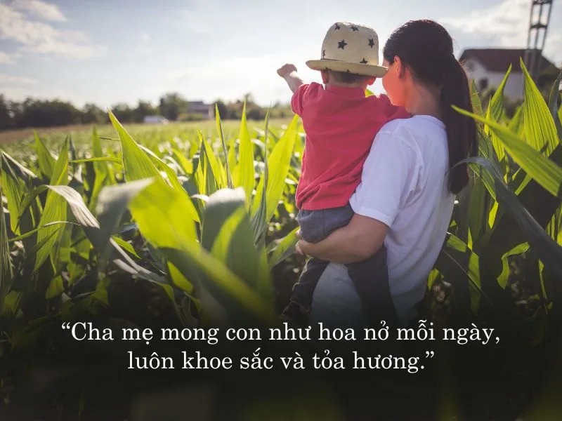 Tình yêu thương vô bờ của cha mẹ dành cho con trai
