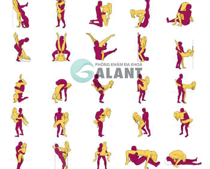 Cặp đôi thực hiện tư thế quan hệ