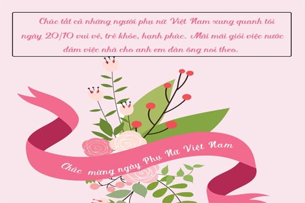 Lời chúc 20/10hay cho bạn bè, đồng nghiệp