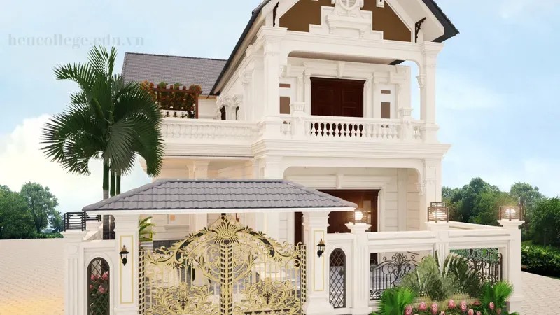 Biển báo nhà mới với biểu tượng chìa khóa